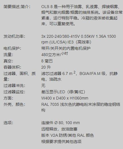 RIES 工業吸塵器OLS 8系列