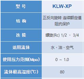 KEIHIN 電動閥KLW-XP系列