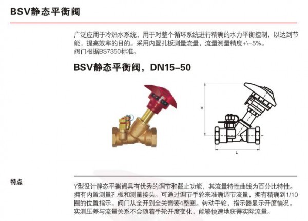 Bray 靜態平衡閥系列 